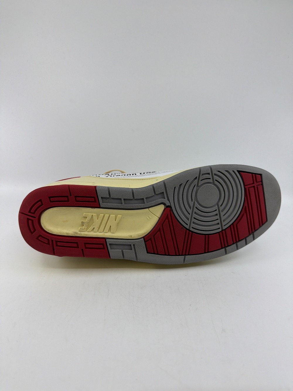 *USED* AJ 2 LOW X OFF-WHITE - WHITE RED
