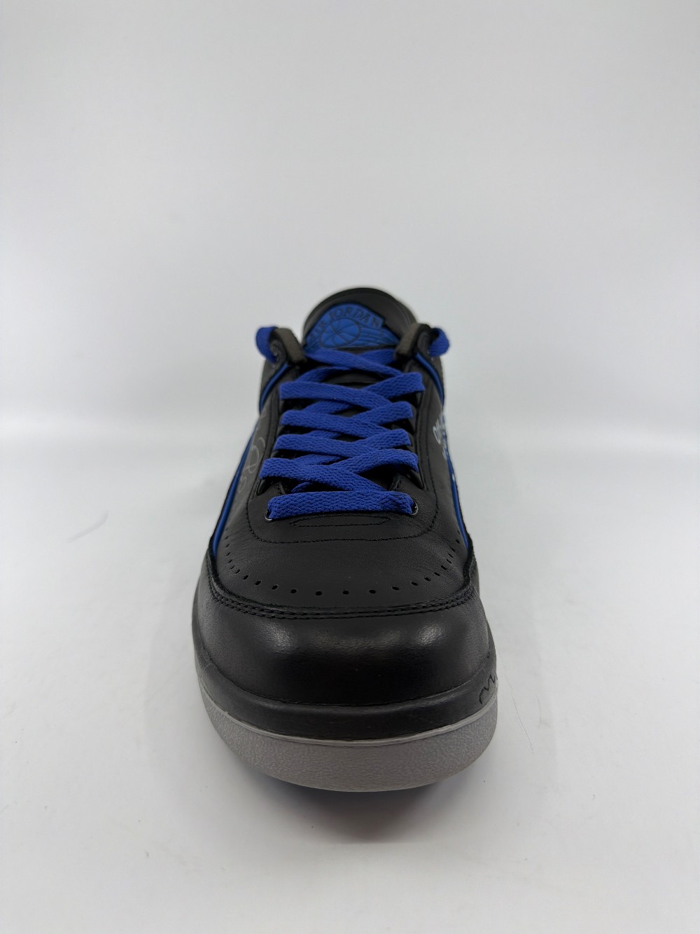*USED* AJ 2 LOW X OFF-WHITE - BLACK BLUE