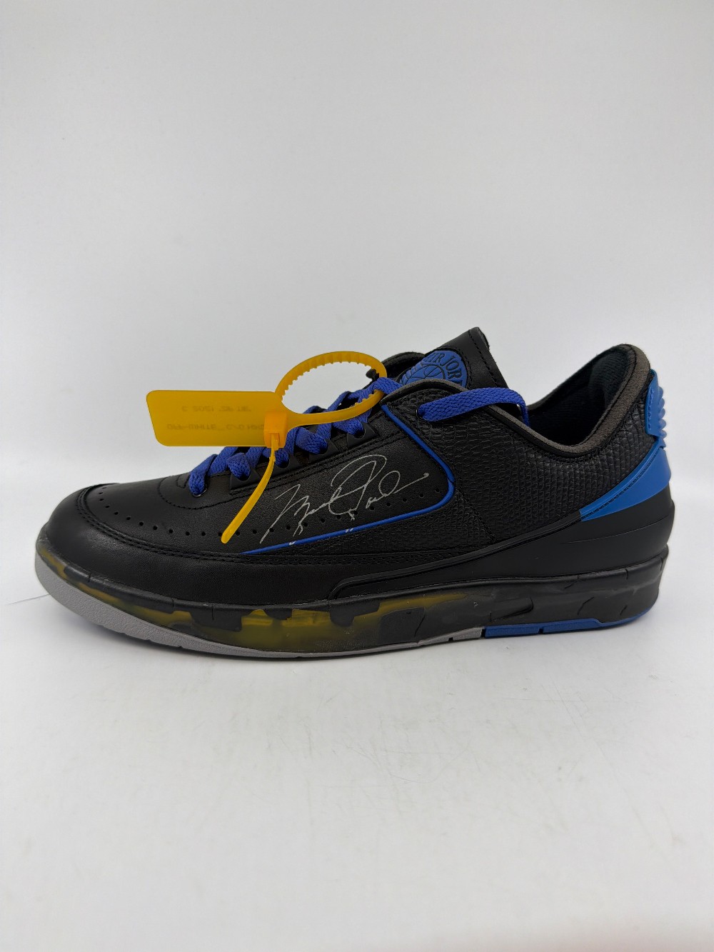 *USED* AJ 2 LOW X OFF-WHITE - BLACK BLUE