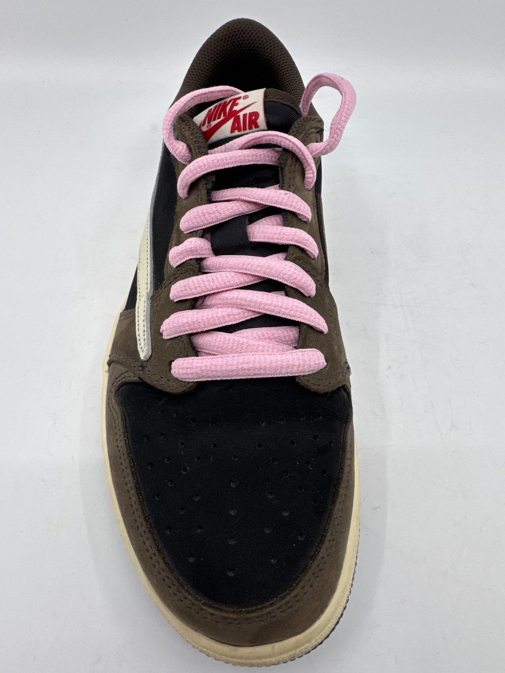 *USED/REP BOX* AJ 1 LOW X TRAVIS SCOTT - MOCHA