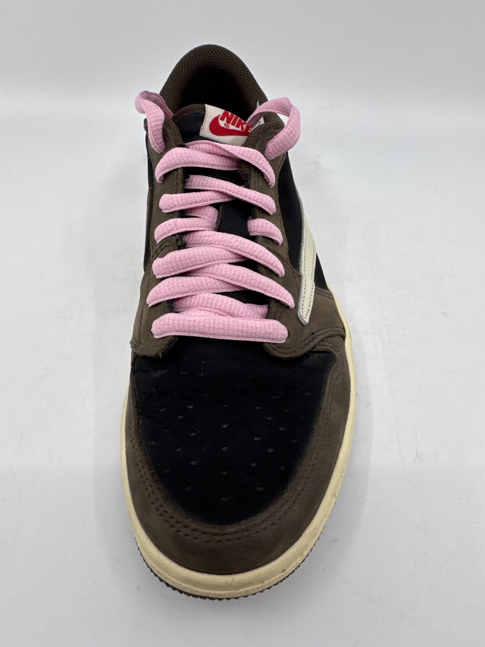 *USED/REP BOX* AJ 1 LOW X TRAVIS SCOTT - MOCHA