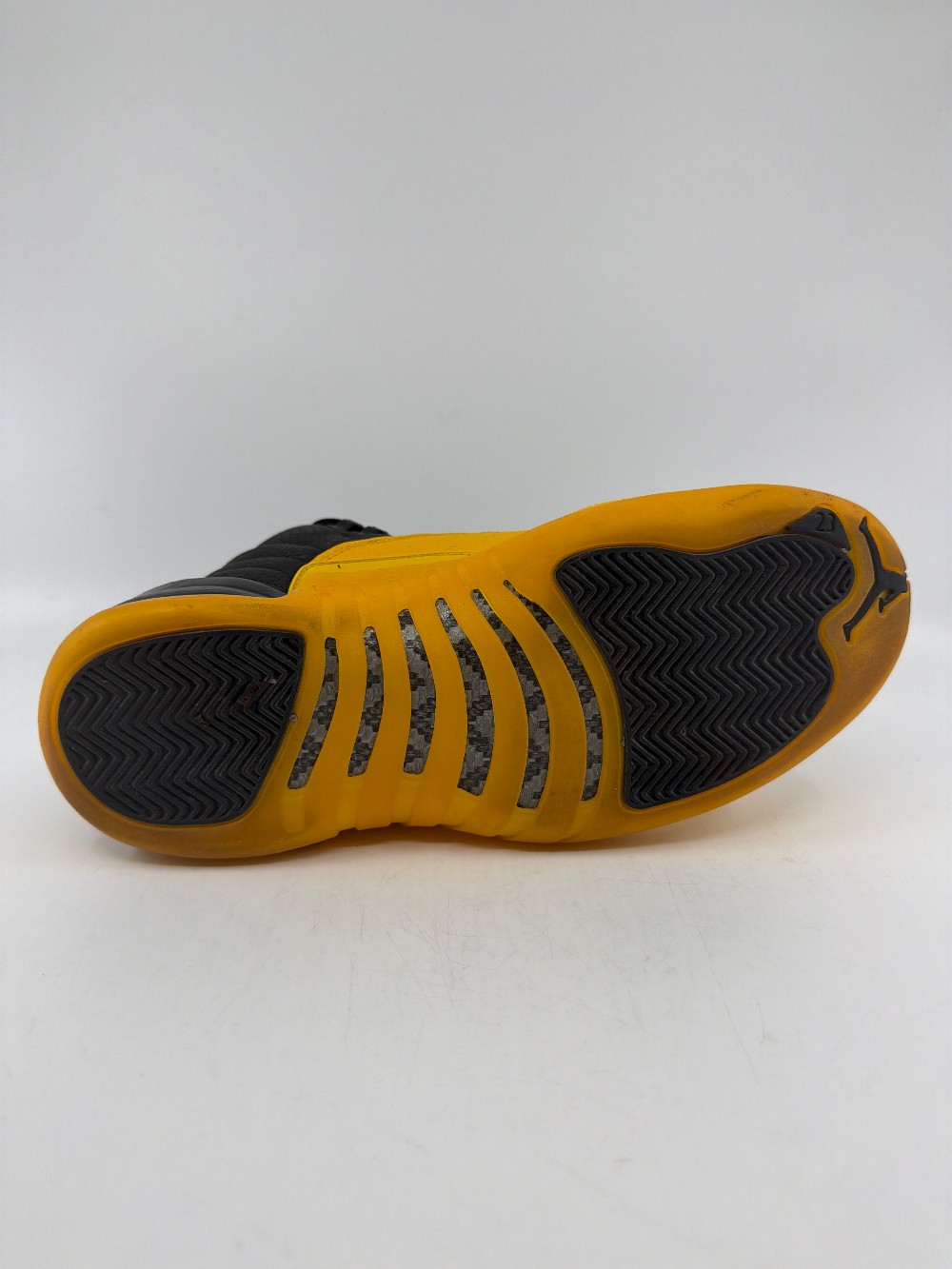 *USED* AJ 12 - BLACK UNIVERSITY GOLD