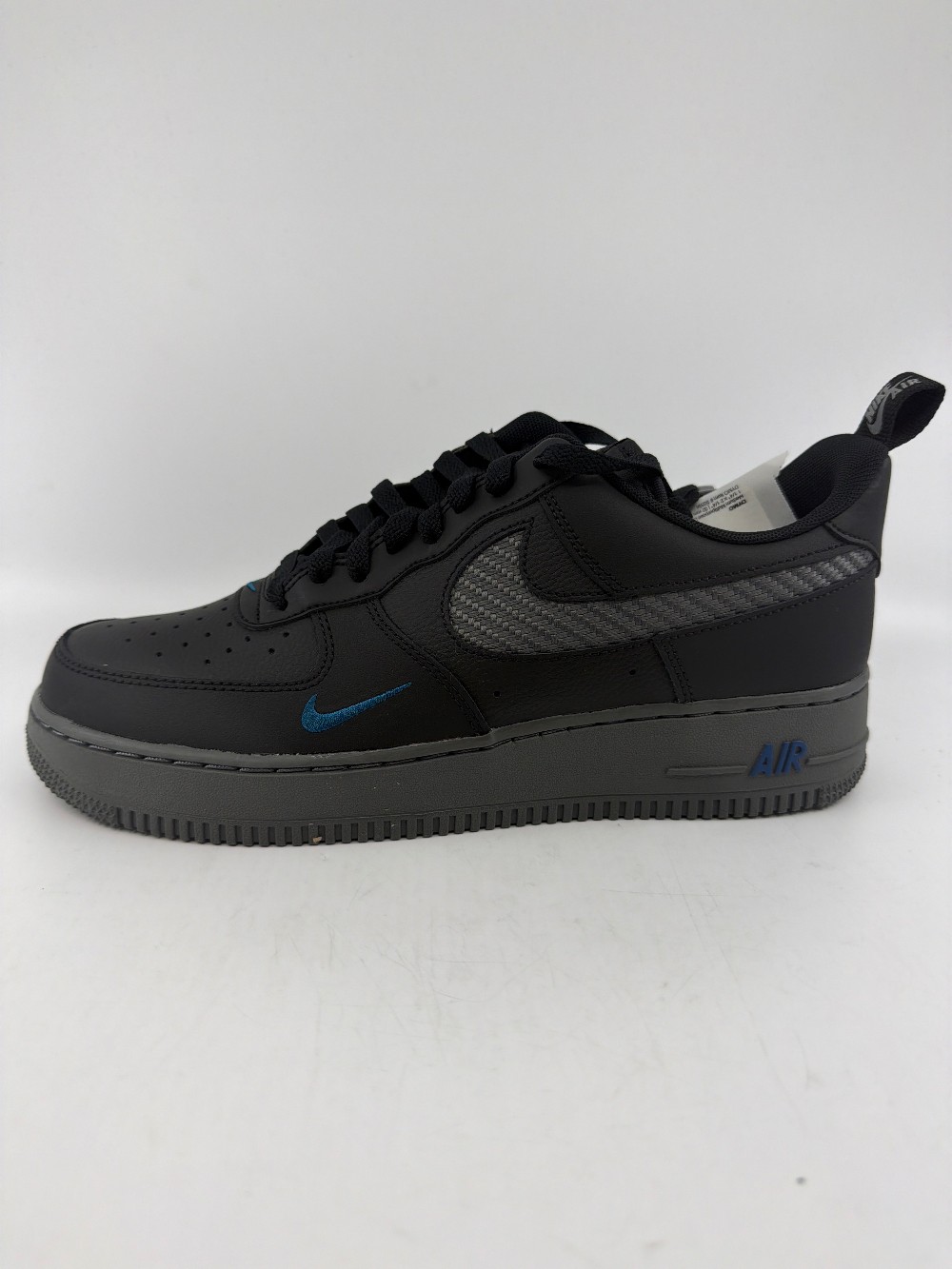 NIKE AIR FORCE 1 LOW - BLACK ROYAL CARBON FIBER