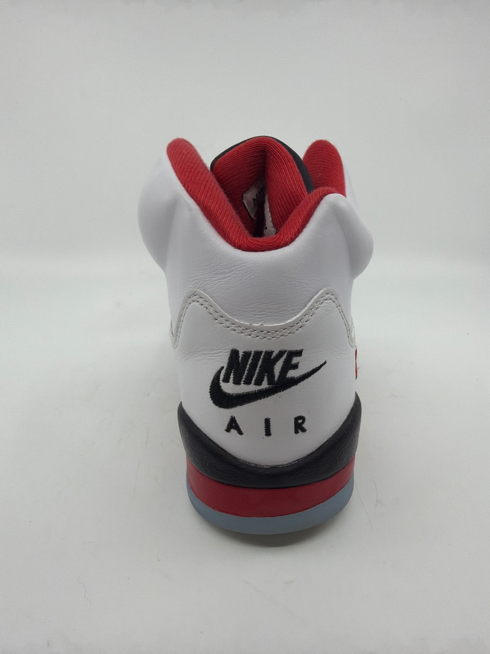 *USED* AJ 5 (GS) - FIRE RED BLACK TONGUE
