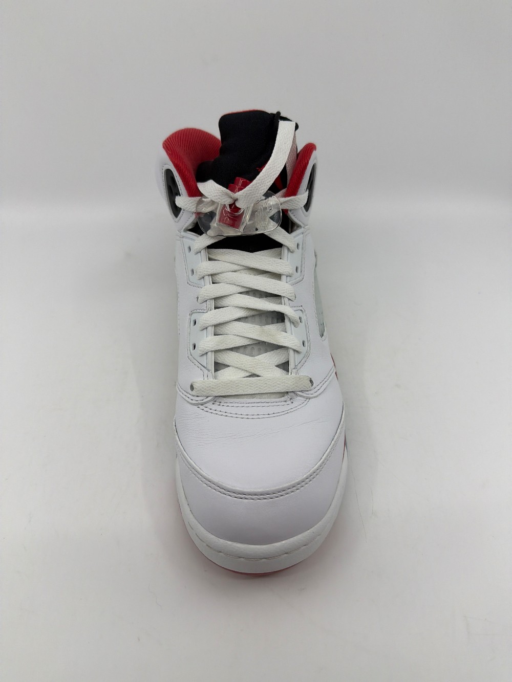 *USED* AJ 5 (GS) - FIRE RED BLACK TONGUE