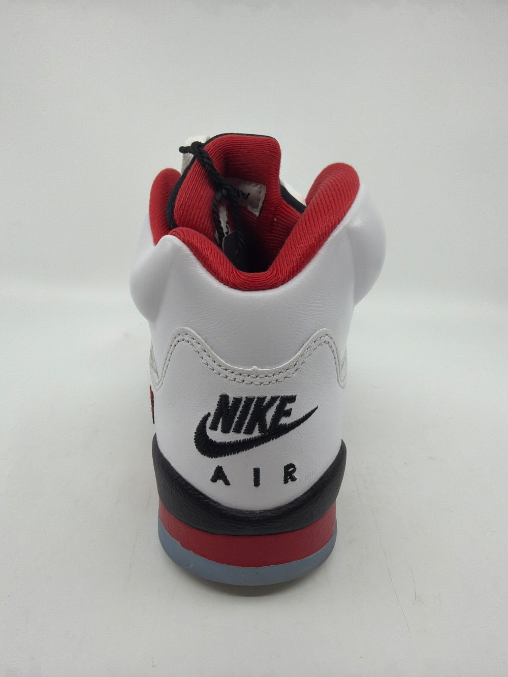 *USED* AJ 5 (GS) - FIRE RED BLACK TONGUE