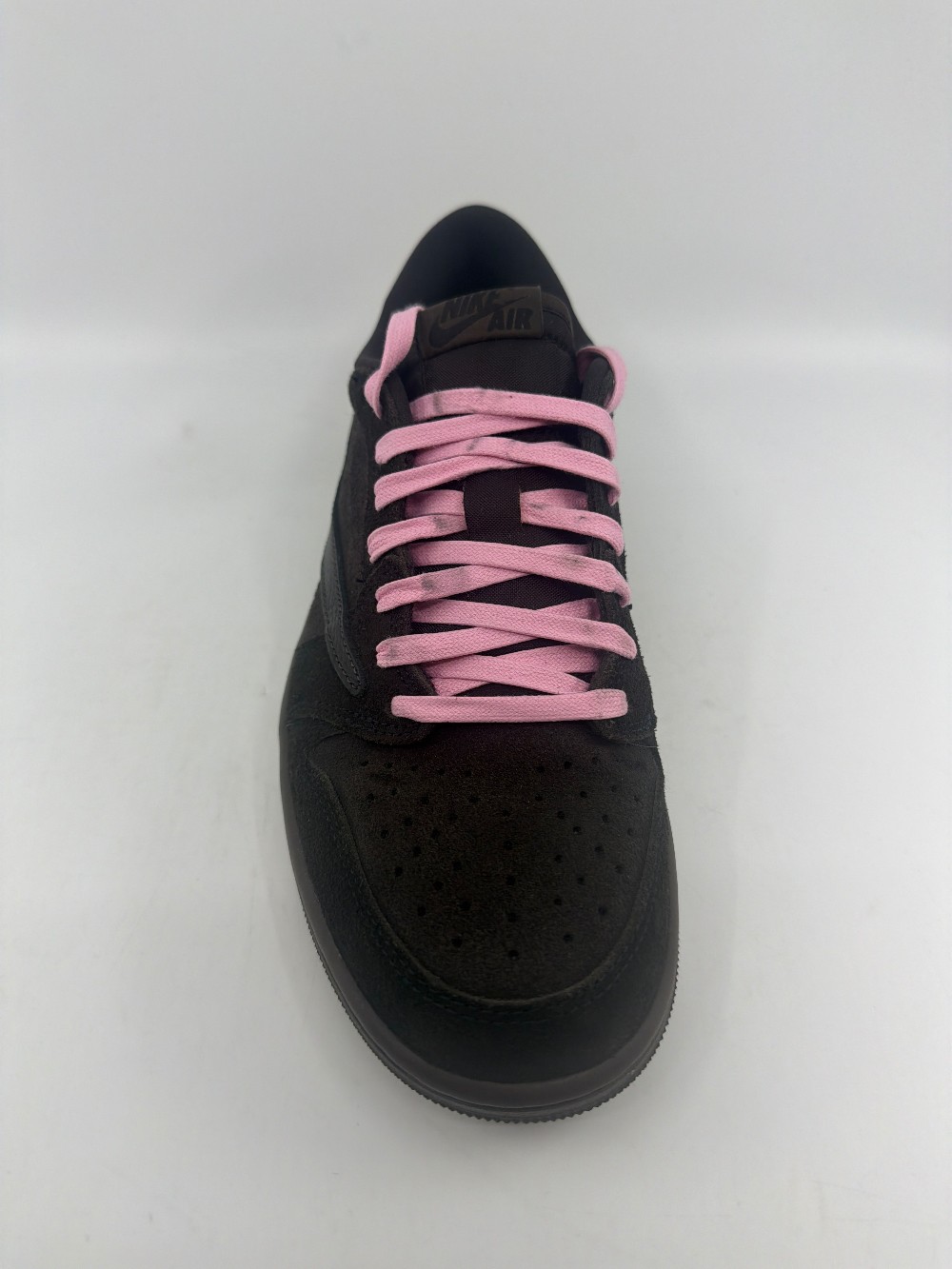 *USED* AJ 1 LOW X TRAVIS SCOTT - VELVET BROWN
