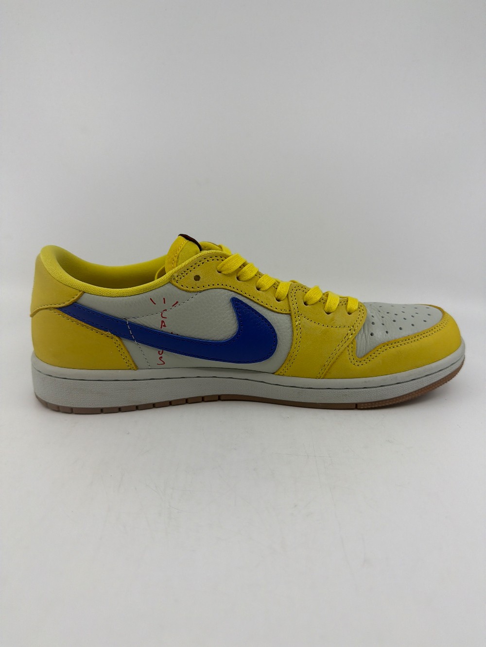 *USED* AJ 1 LOW X TRAVIS SCOTT (W) - CANARY