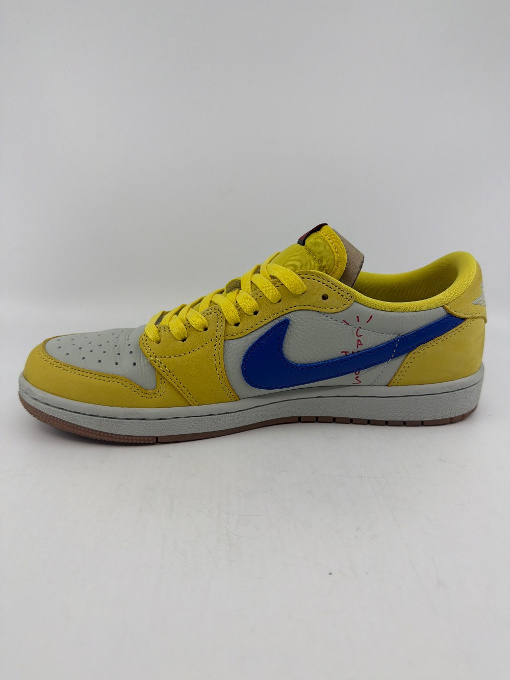 *USED* AJ 1 LOW X TRAVIS SCOTT (W) - CANARY