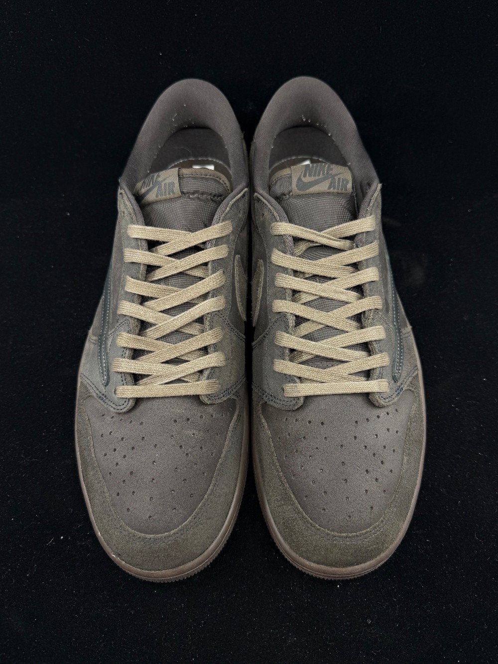 *USED* AJ 1 LOW X TRAVIS SCOTT - VELVET BROWN