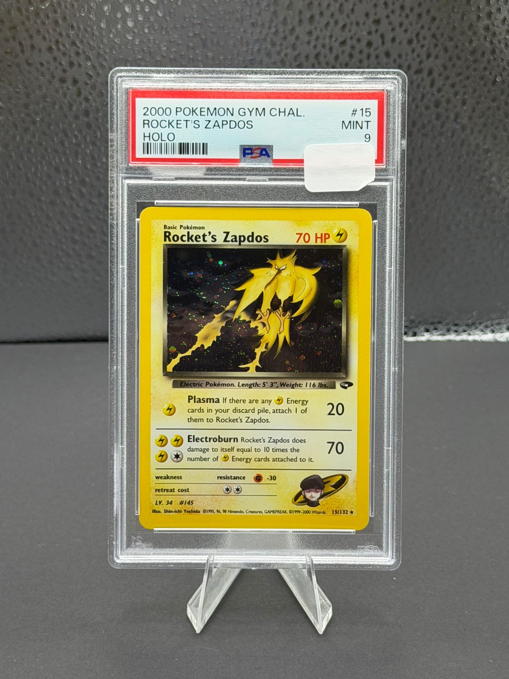 ROCKET’S ZAPDOS 2000 GYM CHALLENGE PSA 9