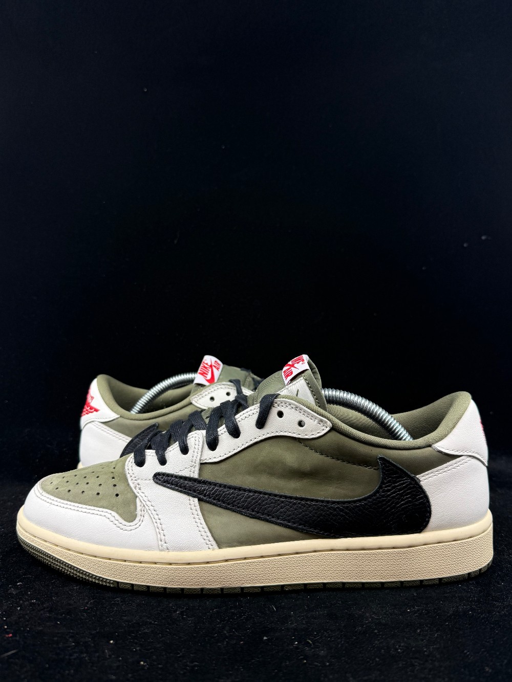*USED/NO BOX* AJ 1 LOW X TRAVIS SCOTT - MEDIUM OLIVE