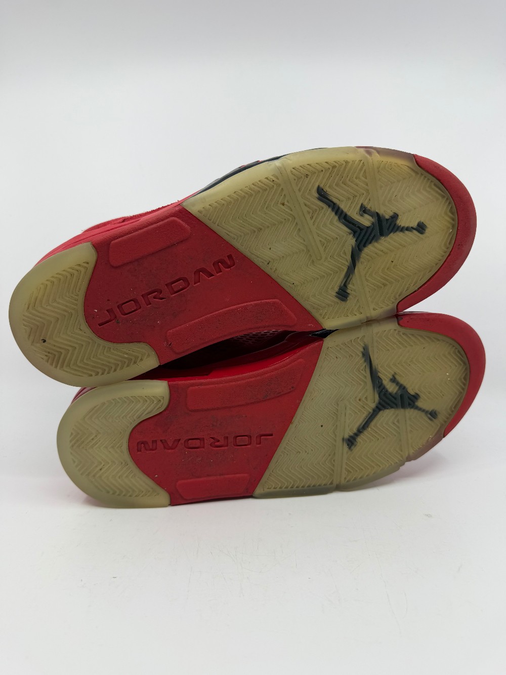 *USED* AJ 5 - RED SUEDE