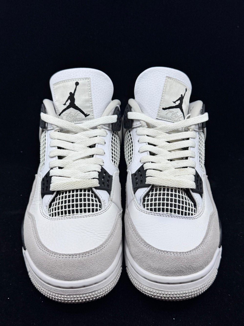 *USED* AJ 4 - MILITARY BLACK