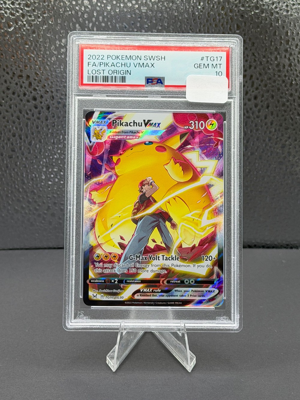 PIKACHU VMAX TG17 LOST ORIGIN PSA 10
