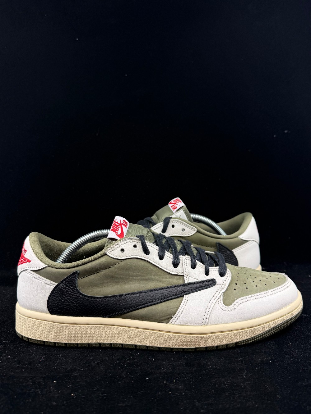 *USED/NO BOX* AJ 1 LOW X TRAVIS SCOTT - MEDIUM OLIVE