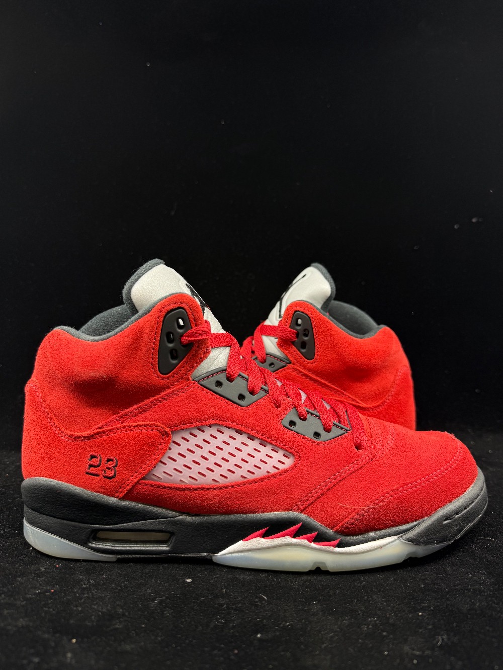*USED* AJ 5 (GS) - RAGING BULL RED (2021)