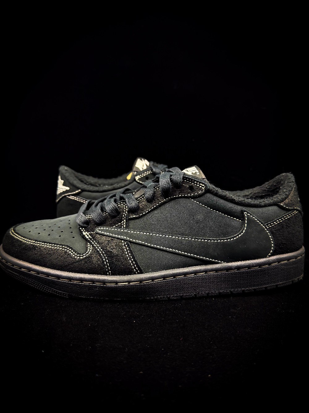 *VNDS* AJ 1 LOW X TRAVIS SCOTT - BLACK PHANTOM