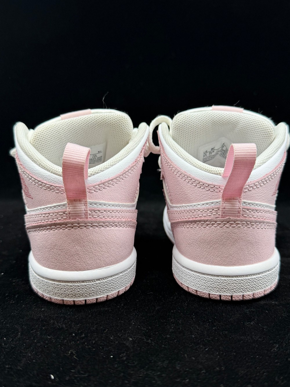 AJ 1 MID (TD) - PINK FOAM FIRE RED