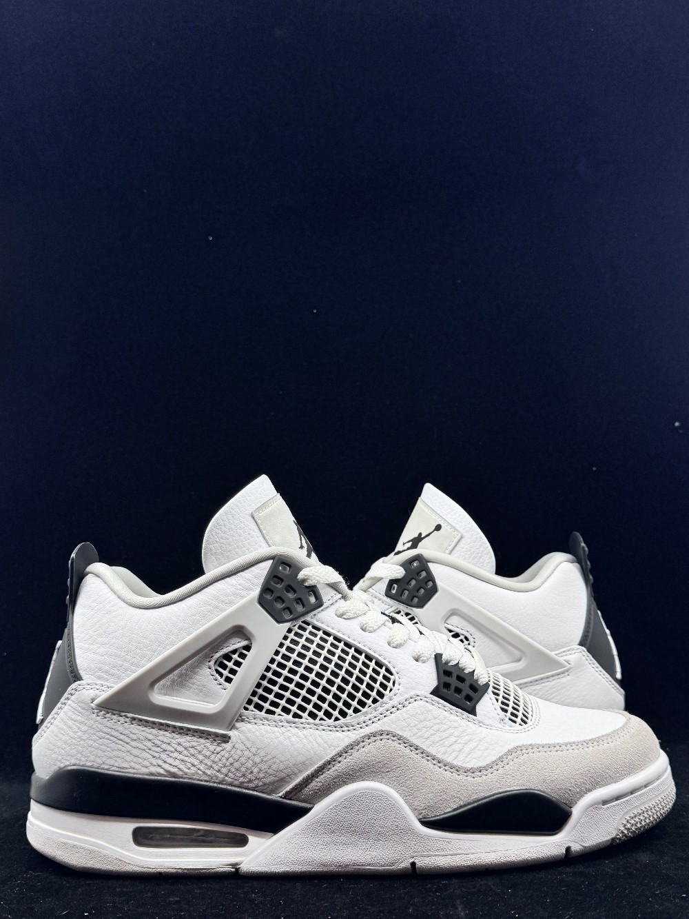 *USED* AJ 4 - MILITARY BLACK