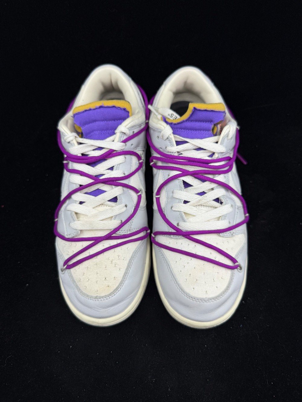 *USED* NIKE X OFF WHITE DUNK LOW - LOT 28