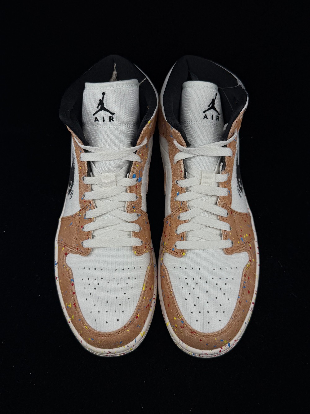 *NO BOX* AJ 1 MID SE - BRUSHSTROKE