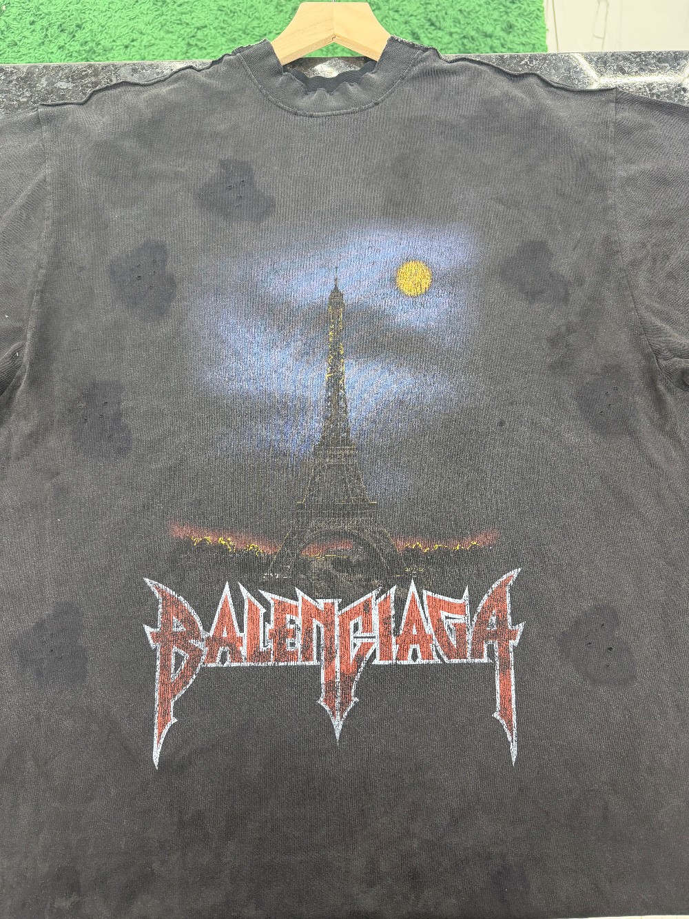 BALENCIAGA PARIS TEE - BLACK