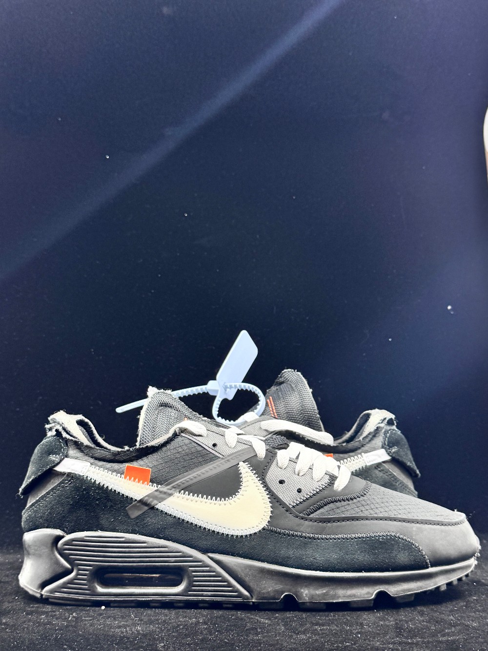 *USED* NIKE X OFF WHITE AIR MAX 90 - BLACK