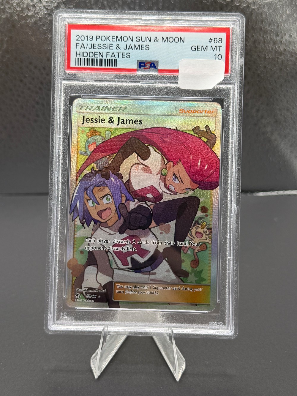 JESSIE & JAMES SUN & MOON #68 PSA 10