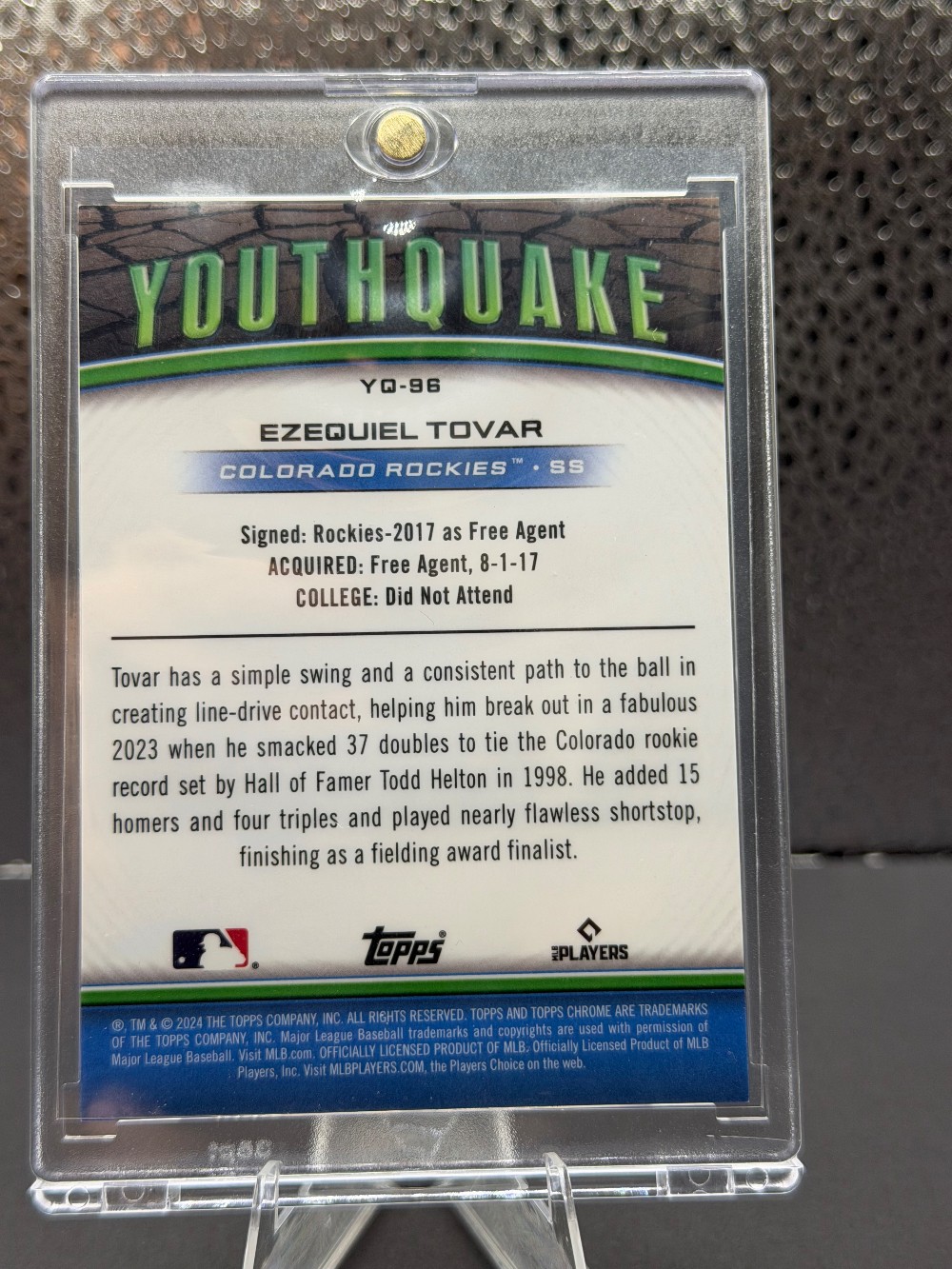 EZEQUIEL TOVAR SUPERFRACTOR 1/1