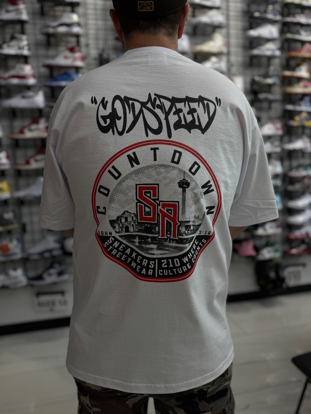 CDSA GODSPEED BOX LOGO TEE - WHITE