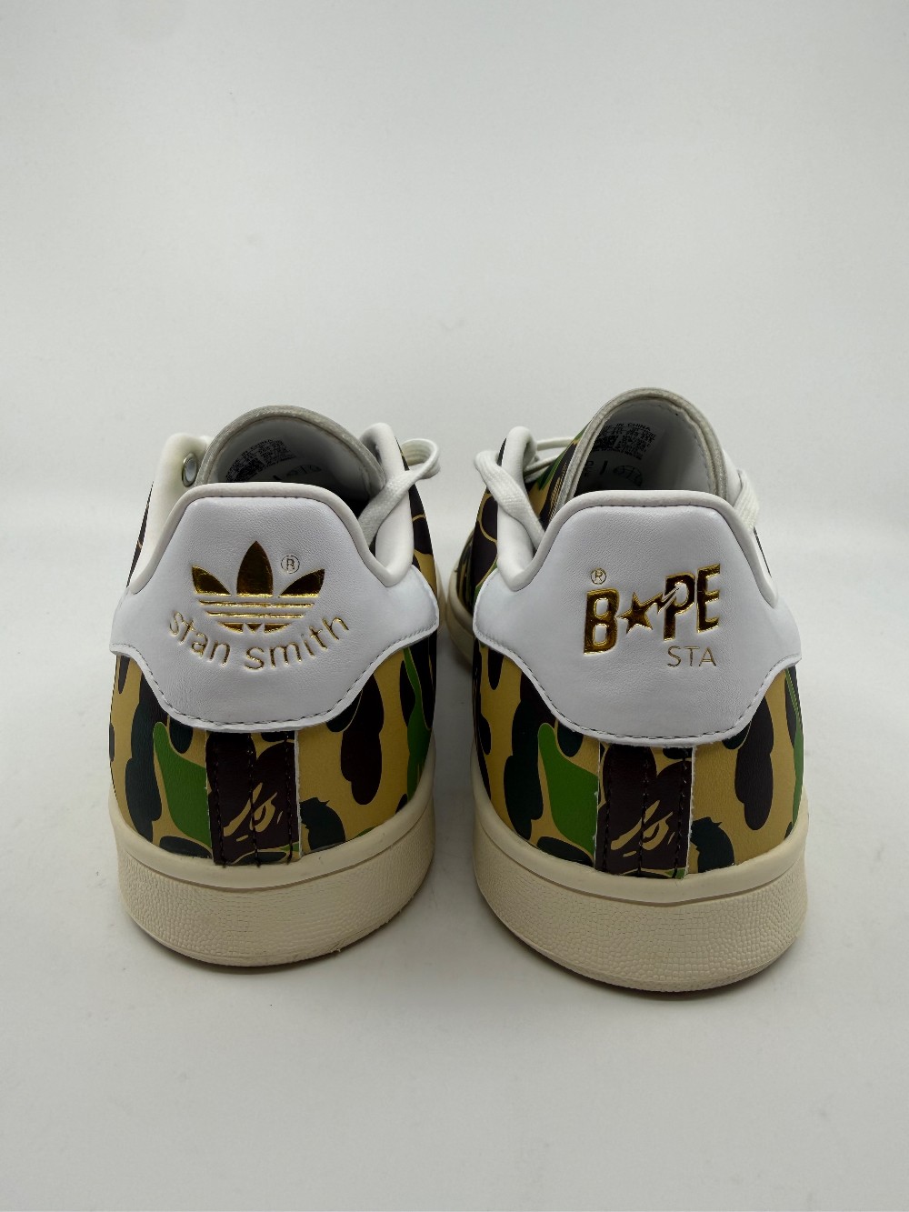 *USED/NO BOX* ADIDAS STAN SMITH X BAPE - ABC CAMO