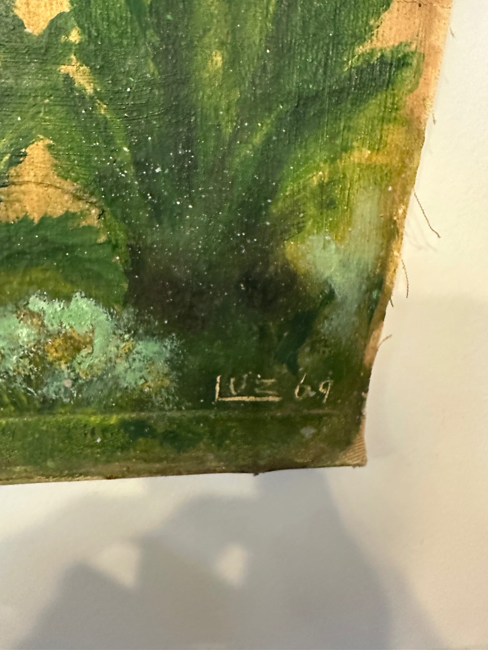 Palm Trees on Canvas by Luz Caballero de Gonzalez