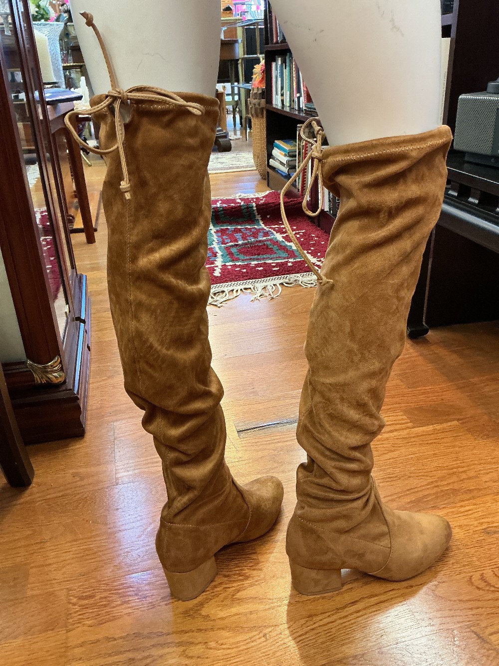 Wendy Williams Over the Knee Stretch Faux Suede Boots