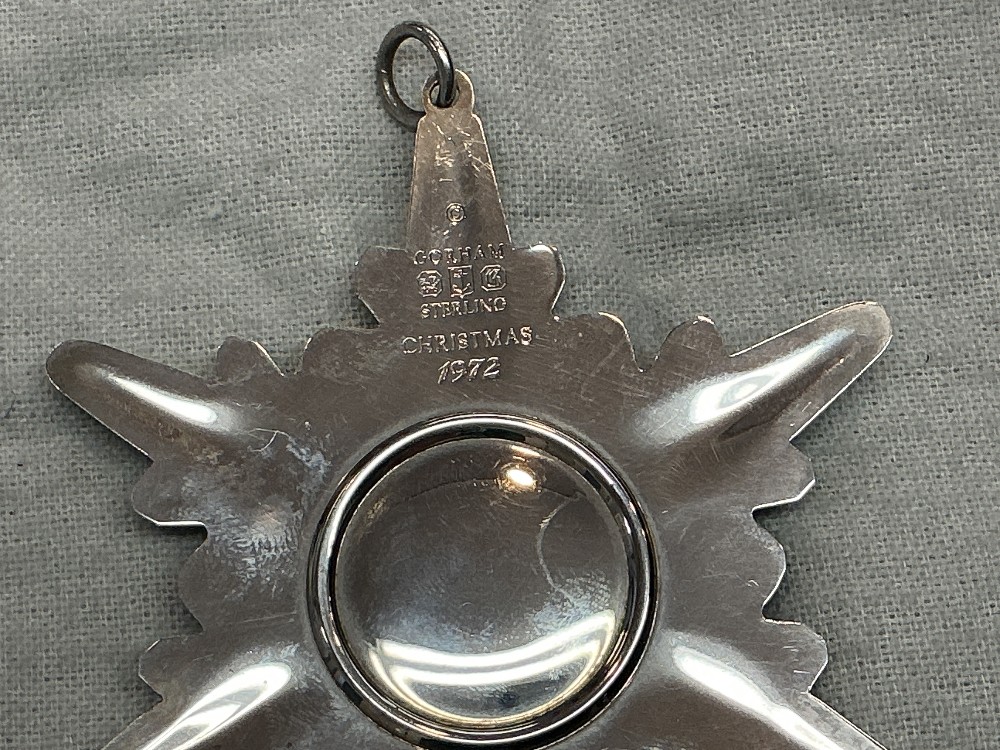 Gorham Sterling Snowflake Ornament