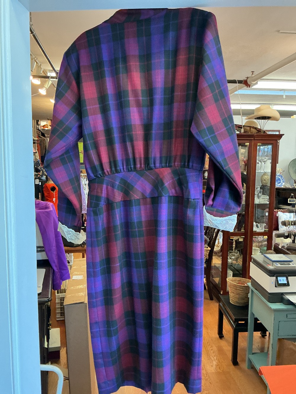Jones New York Vintage Plaid Dress