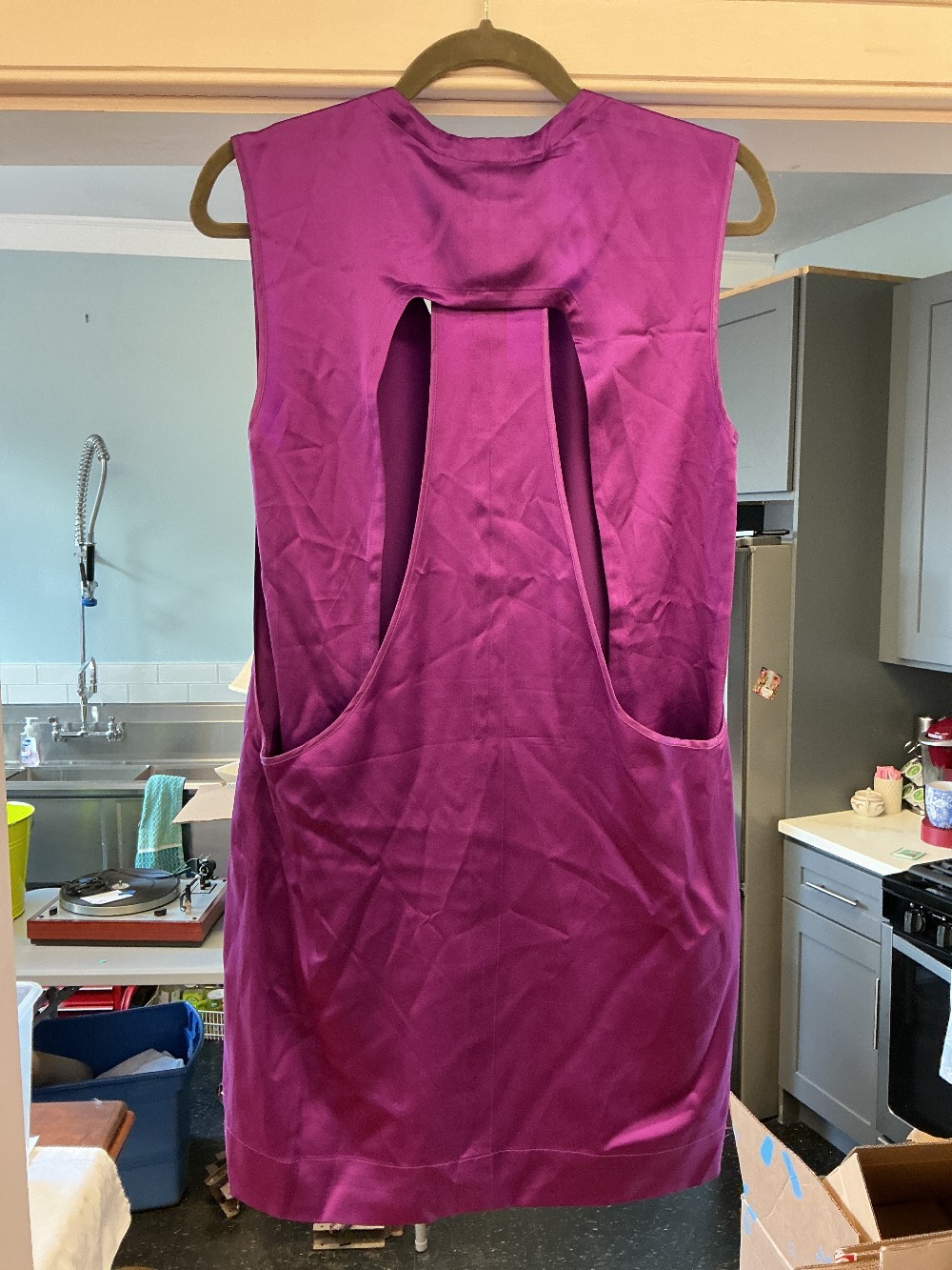 Helmut Lang Silk Mini Dress