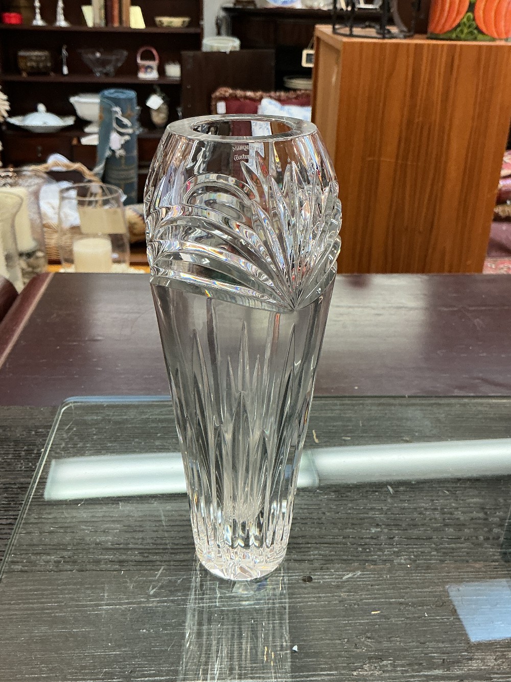Marquis by Waterford crystal 9in vase