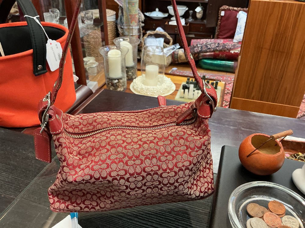 Coach purse red