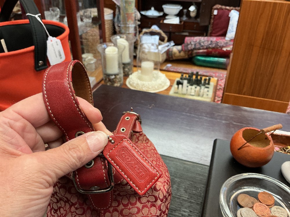 Coach purse red