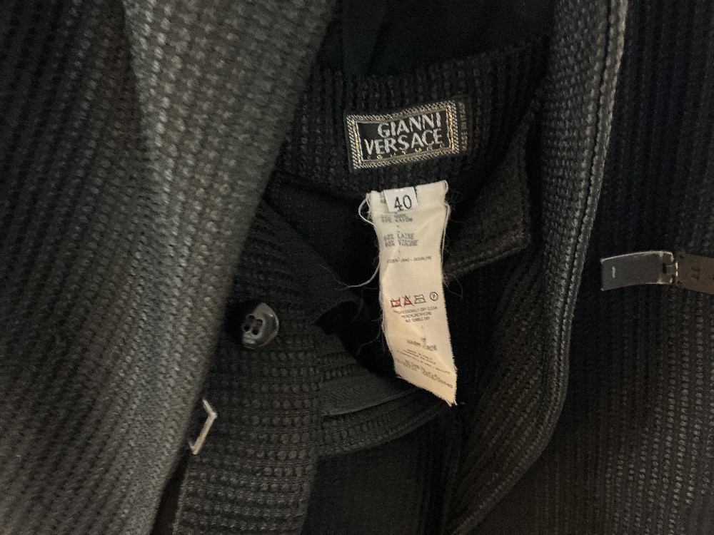 Gianni Versace 2pc Wool and Rayon Suit