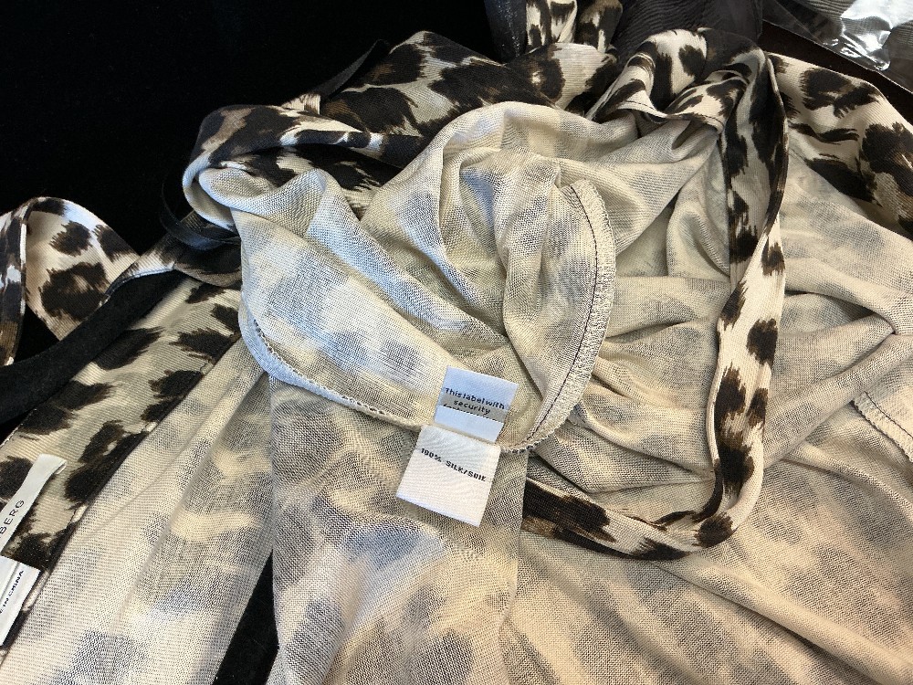 Diane von Furstenberg Silk Leopard Wrap Dress