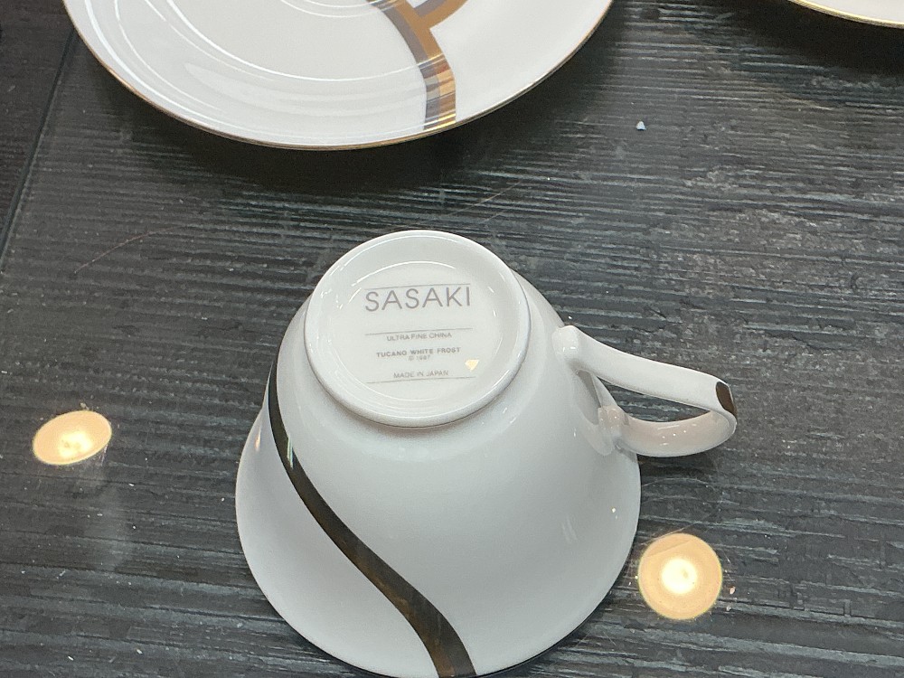 Sasaki Ultra Fine China Tea Cup n Saucer