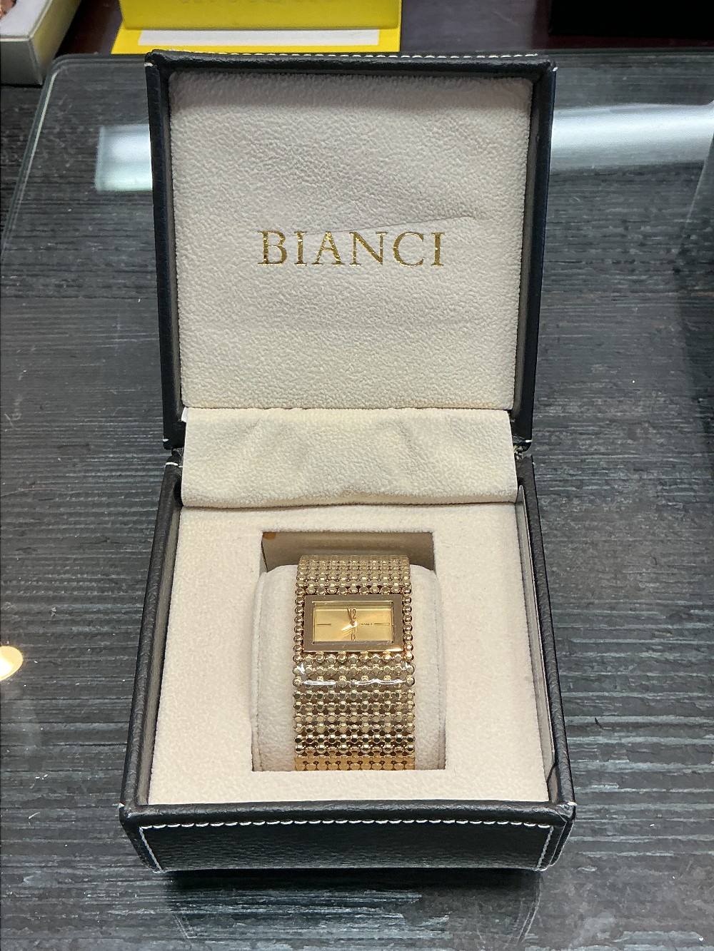 Brand New Bianci Ladies Goldtone Bracelet Watch