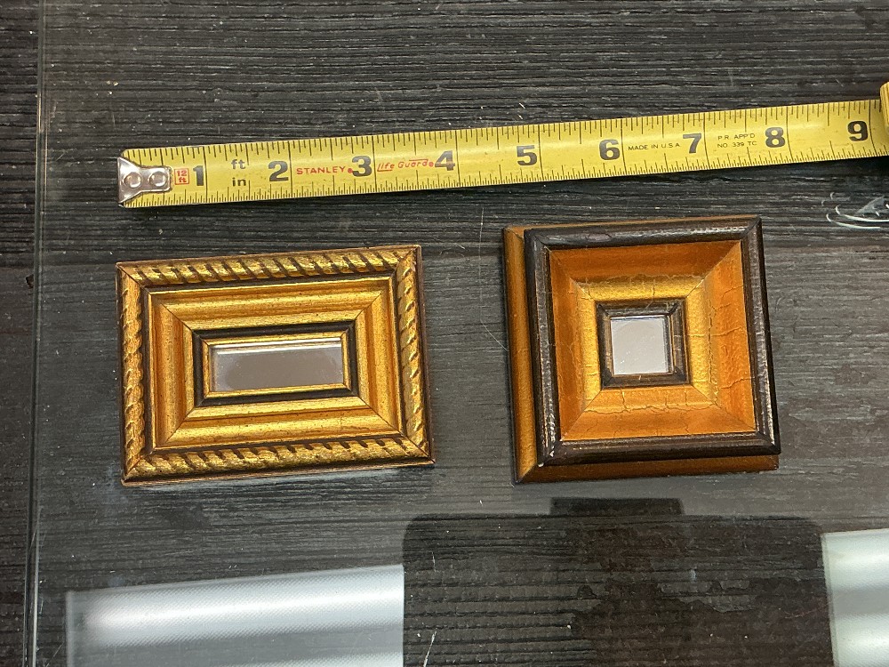 Tom Thumb Dollhouse Miniature Gilded Mirrors