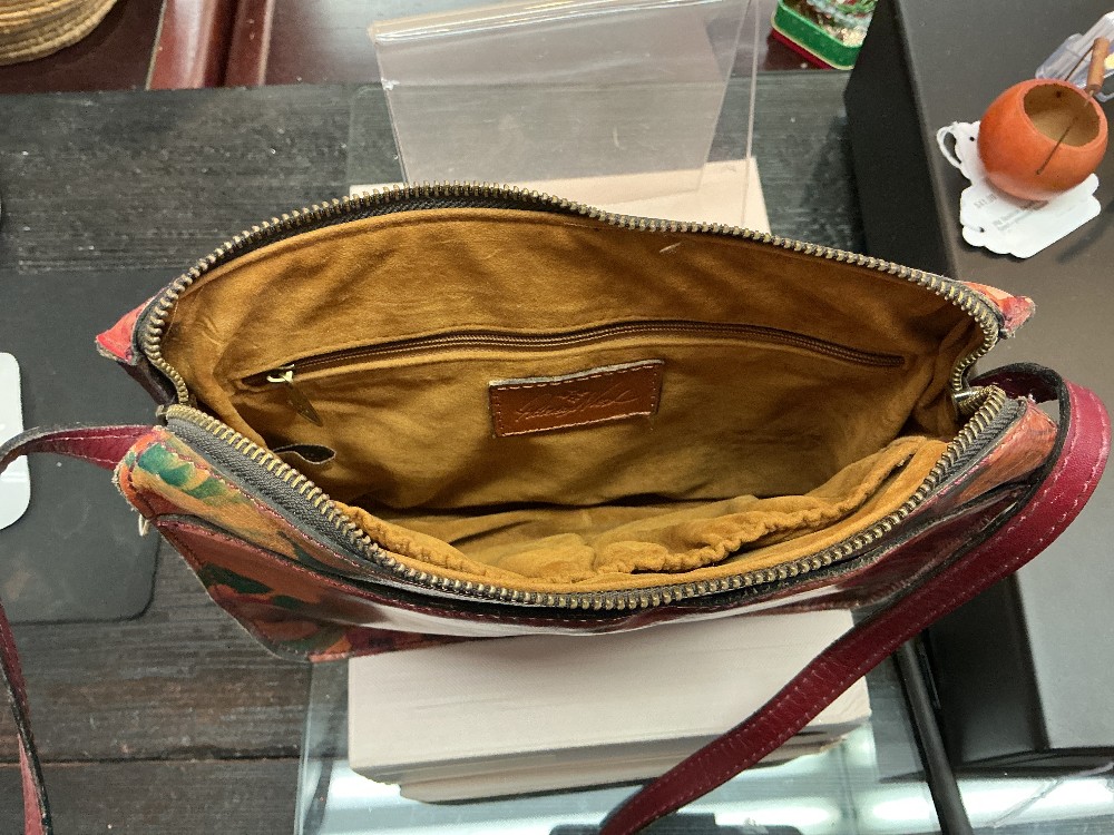 Patricia Nash Crossbody Leather Floral Purse