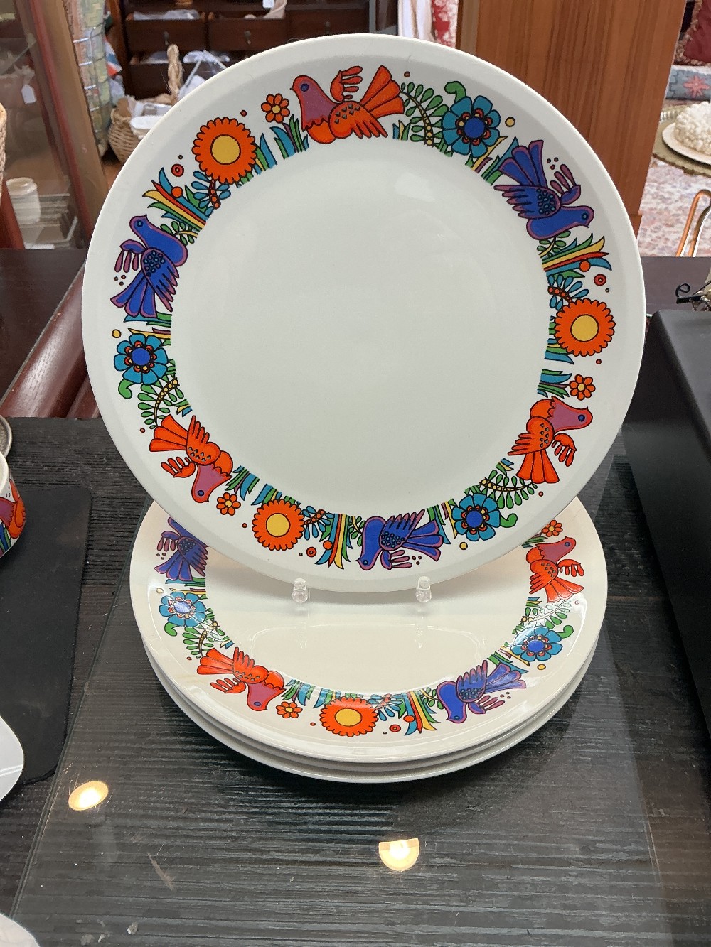 Set of 4 Villeroy Boch Acapulco Dinner Plates