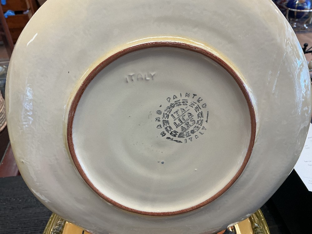 Vintage Hand Painted Italian Plates set of 5