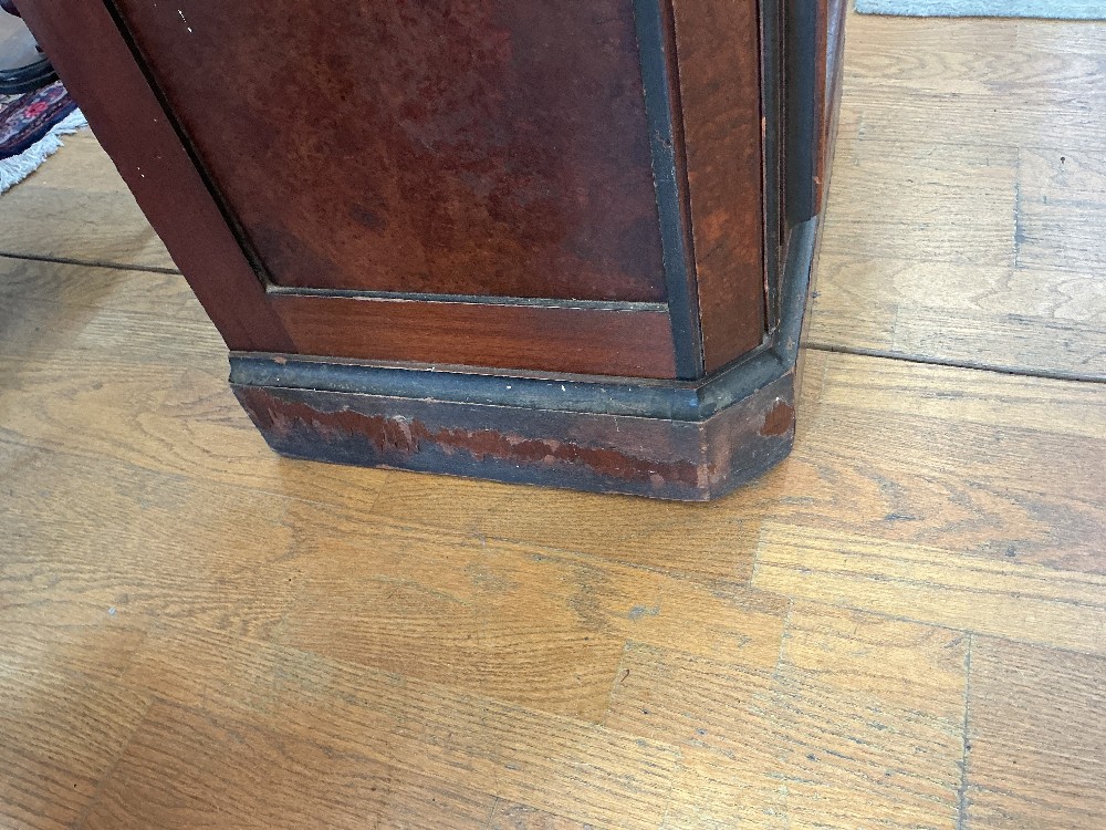 Antique Hardwood Music Cabinet