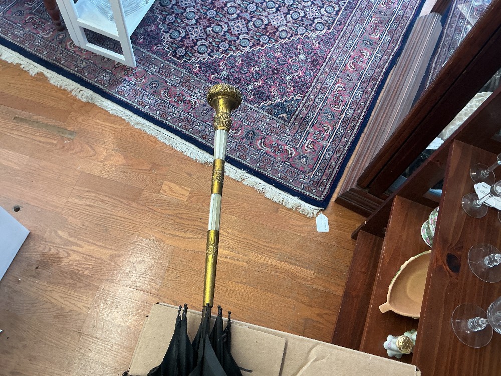 Antique Victorian Art Nouveau Parasol